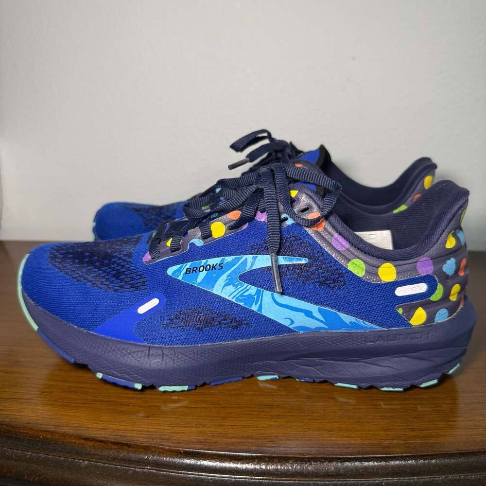 Brooks Women's Launch 9 Lucky Charms Bowl O' Blue Running Shoes Women size 7
